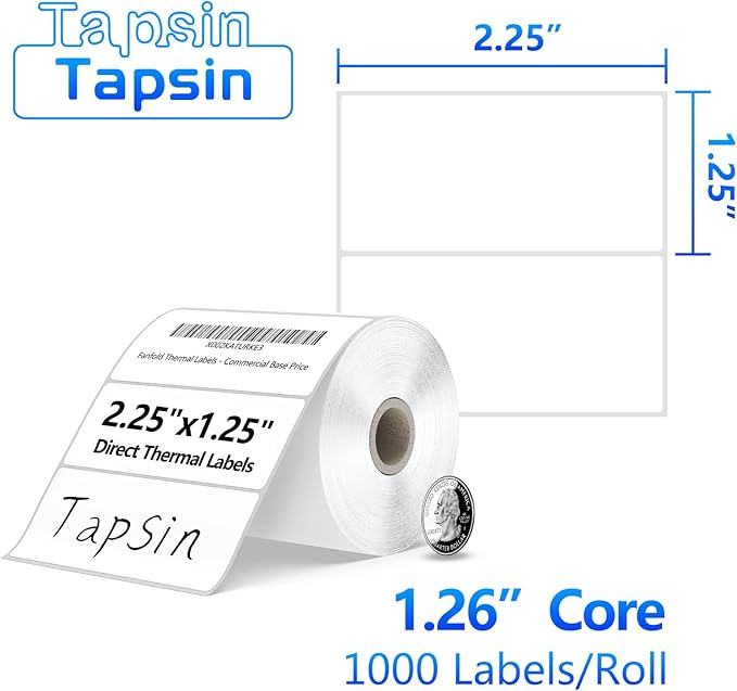 2.25" X 1.25" Direct Thermal Labels - Image 2