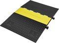 VEVOR 5 Channel Rubber Cable Protector Ramp, Heavy Duty 22000 lbs/axle Capacity by VEVOR