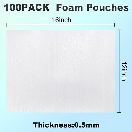 100Pack Foam Pouches - Image 2