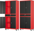 73" Metal Garage Storage Cabinet by LISSIMO