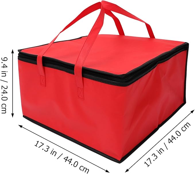 PRETYZOOM Insulated Bag for Food Packing, Large Capacity Pizza Packing Bags for - Image 6