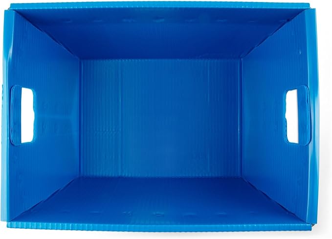 Hudson Exchange 18.25 x 13.25 x 11.75 Corrugated Space Age Handled Storage - Image 6
