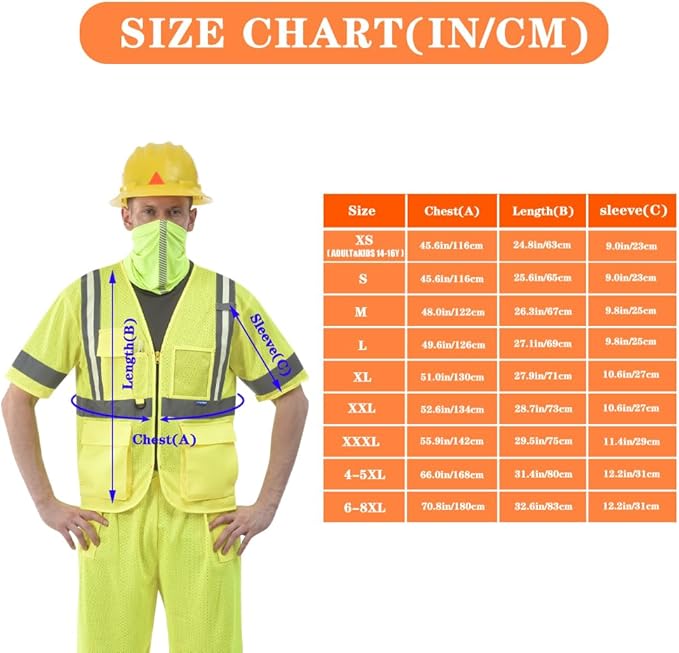 A-SAFETY High Visibility Reflective Safety Vest Customize Logo - Image 5