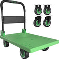 WUD Push Cart, Folding Mobile Platform Trolley, Thickened and Reinforced by WUD
