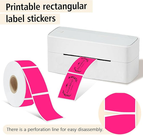1x2 Inch Thermal Labels, Waterproof Removable Blank Stickers - Image 2