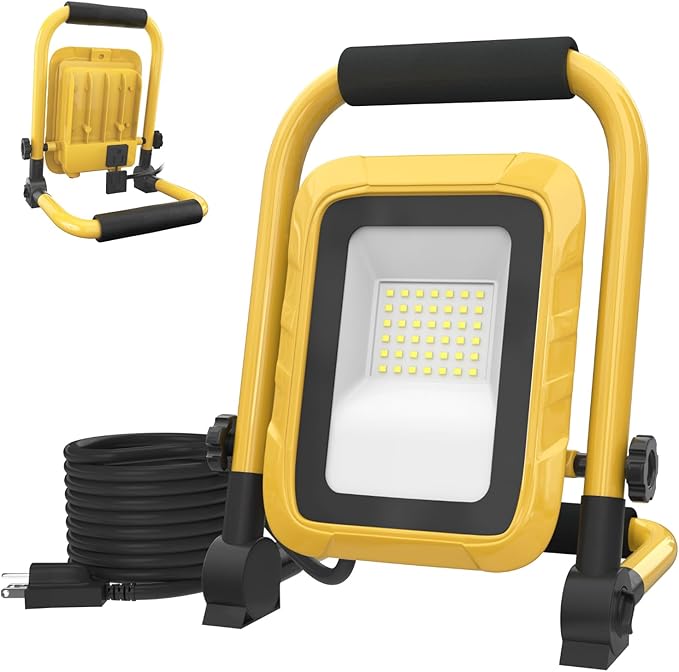 LHOTSE 5000LM LED Work Light, 30W Portable Flood Light by LHOTSE