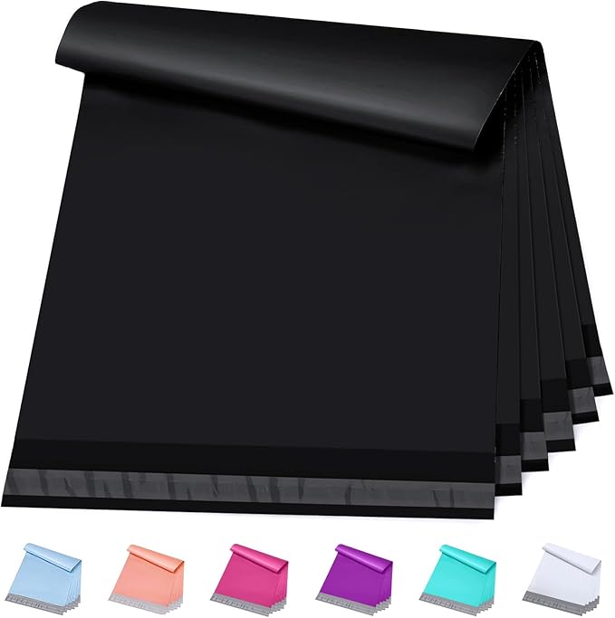 Metronic Large Poly Mailers 17.7x22” 25 Pack, Bulk Shipping Bags by METRONIC