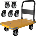 WUD Push Cart, Folding Mobile Platform Trolley, Thickened and Reinforced by WUD