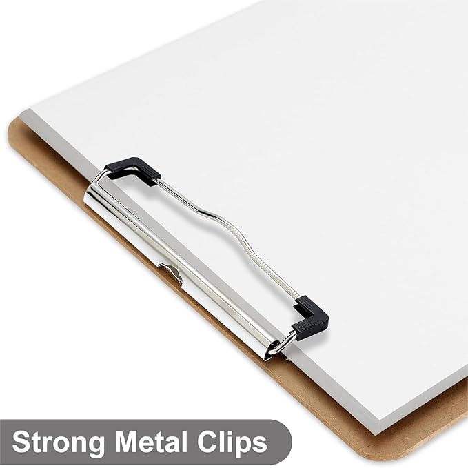2 Pack Hardboard Office Clipboards - Image 5