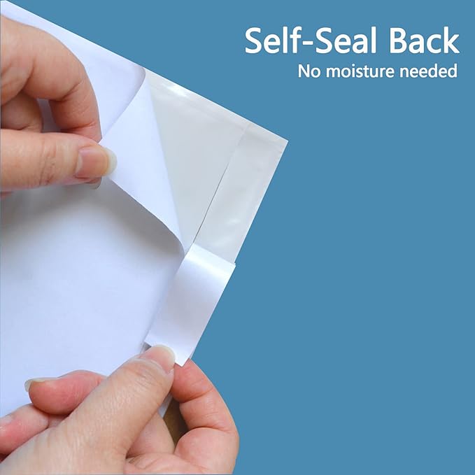 100 PCS 9.5"x 12" Clear Self-Adhesive Packing List Envelopes - Image 3
