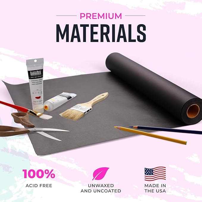 Bryco Goods Black Kraft Paper Roll - Image 3