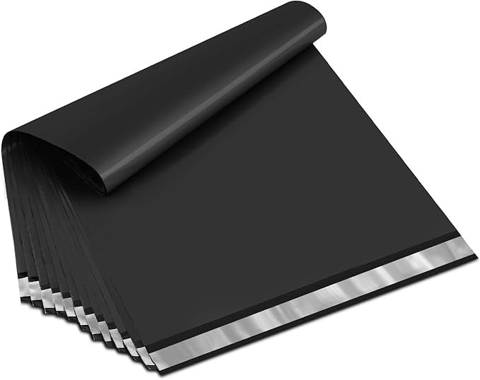 UCGOU Poly Mailers 19x24 Inch Black 50 Pack Extra Large Shipping Bags Strong by UCGOU
