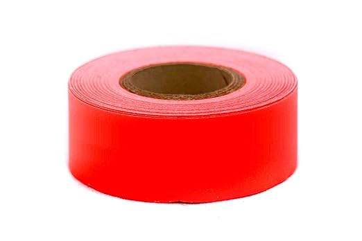 ChromaLabel 1 Inch Clean Remove Color Code Tape, 500 Inch Roll, Fluorescent by ChromaLabel