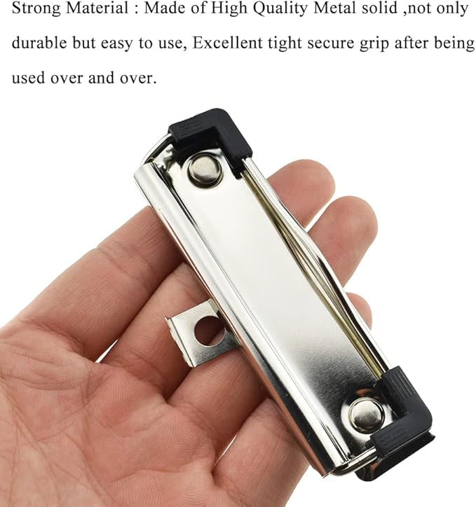 HAHIYO 3.94 Inches Metal Clipboard Clips - Image 5
