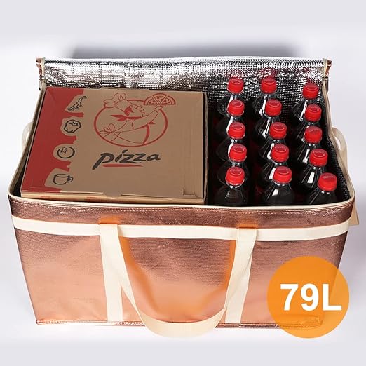 Bodaon 4-Pack Cooler Insulated Food Delivery Bag, Rideshare Delivery Bag - Image 4