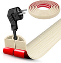 Floor Cord Cover Self Adhesive Cord Hider, 10FT Cable Management, Extension by DBHXXMB-HH