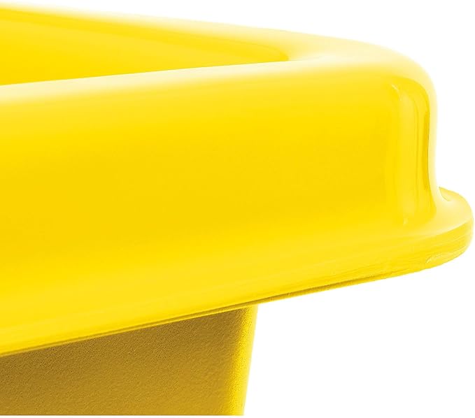 Global Industrial 6 Bushel Plastic Bulk Box Truck, Direct Mount Base, 500 lbs. - Image 5
