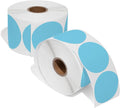 Spartan Industrial 2" Round Direct Thermal Blue Labels | Perforated Custom by SpartanIndustrial