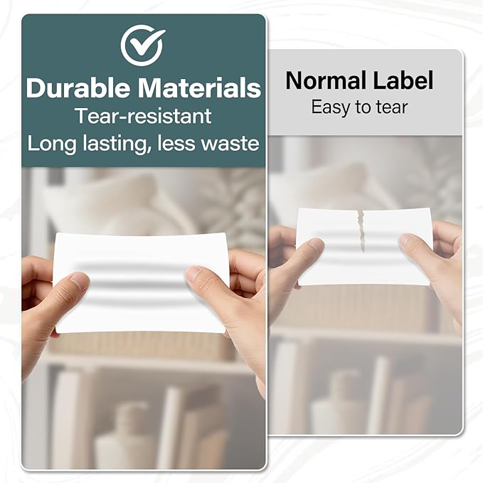 500 Pcs Rectangle Inventory Stickers Vinyl 3 × 5 Inch Moving Labels - Image 7