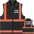 YOWESHOP Lightweight Zip-Up Safety Vest by YOWESHOP