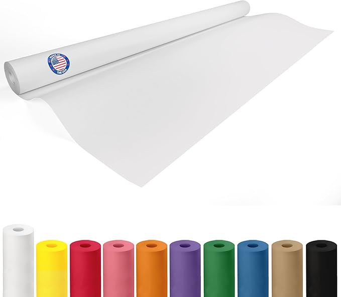 White Paper Roll 48" x 1200" by IDLPackaging