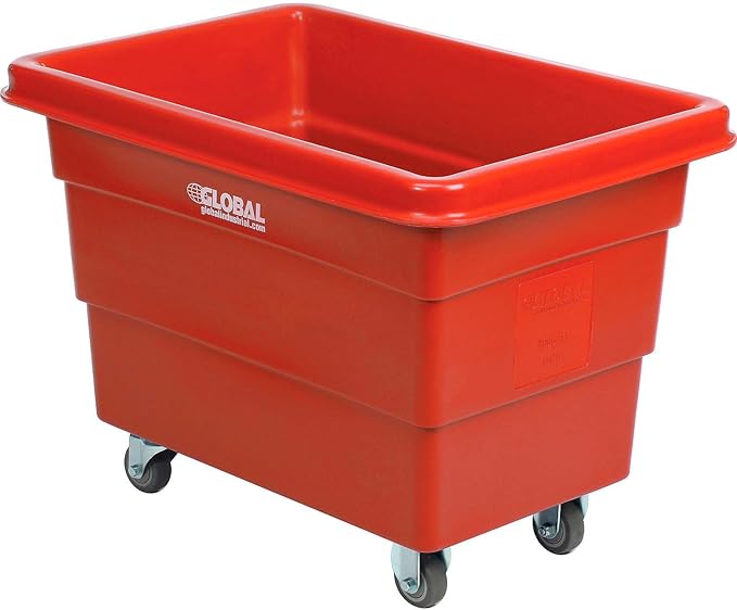 Global Industrial 6 Bushel Plastic Bulk Box Truck, Direct Mount Base, 500 lbs. by GlobalIndustrial