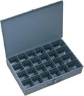 Durham 202-95 Gray Cold Rolled Steel Small Scoop Box, 13-3/8" Width x 2" Height by Durham