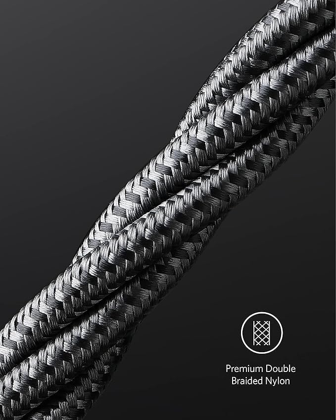 Anker USB C to USB C Cable, 60W Fast Charging Cable (2-Pack, 1 ft, Black) - Image 6