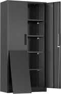 Greenvelly Metal Storage Cabinet, Large Steel Cabinet by Greenvelly