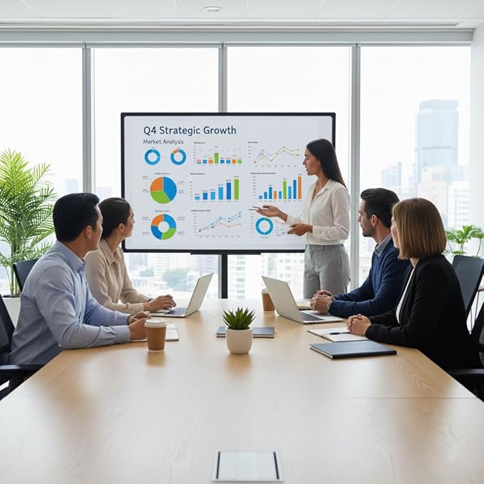 Large Magnetic White Board 60" x 48" Wall Mount Dry Erase Board - Image 7