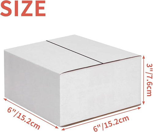 25 Pack Small Shipping Boxes 6x6x3 Inches - Image 2