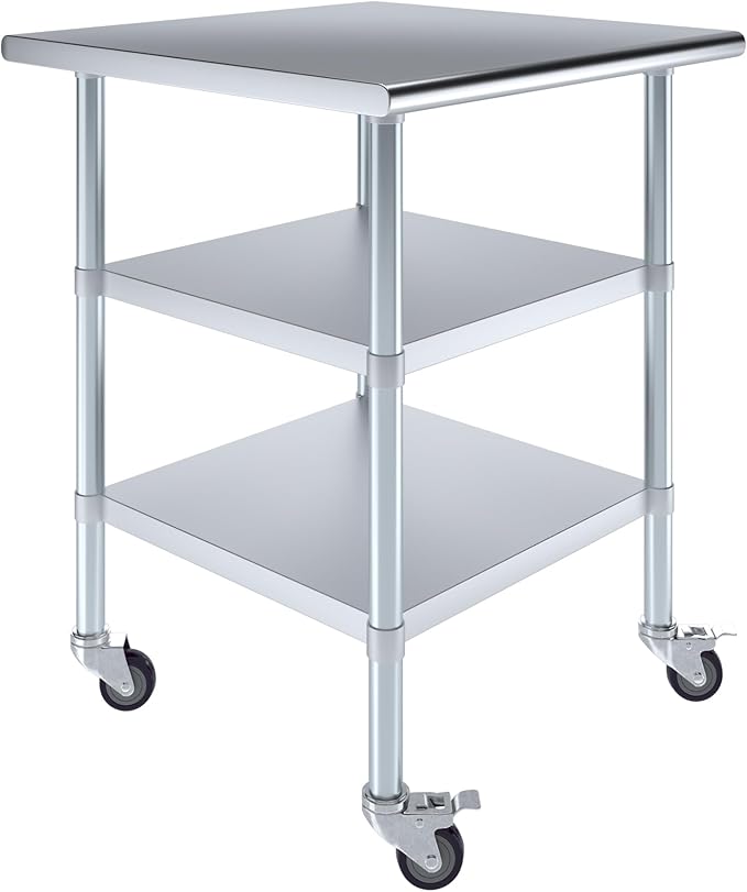 AmGood Stainless Steel Work Table by AmGood