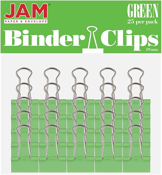 JAM PAPER Colorful Binder Clips - Image 7