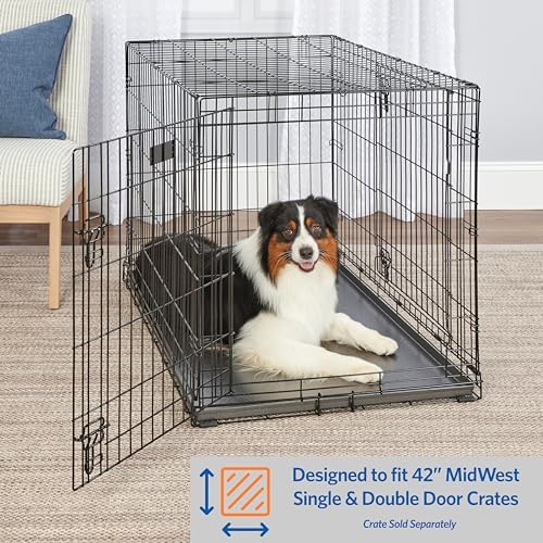 MidWest Homes for Pets Metal Dog Crate Replacement Pan; 42 inch - Image 4