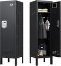 Metal Cabinet Home Office Storage, Lockable Steel Locker by BUTISOW
