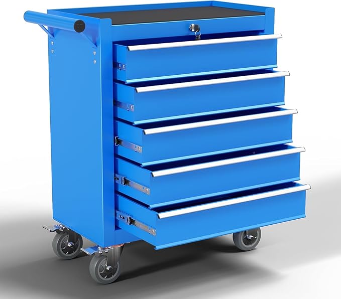 5-Drawer Metal Rolling Tool Chest by Bettertoolsforbetterlife