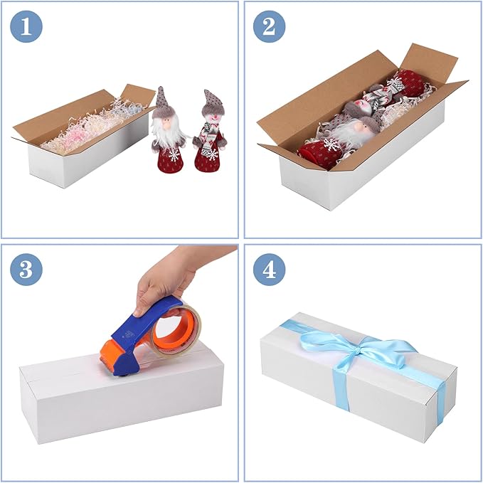 Hoikwo 12x4x3 Shipping Boxes Set of 25 - Image 5