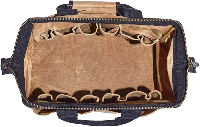 Readywares Tool Bag, Heavy Duty Waxed Canvas Toolbag - Image 3