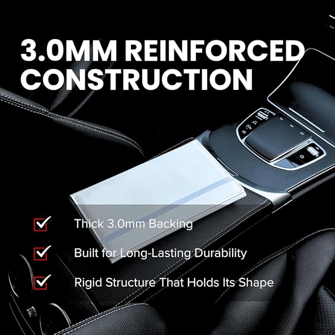 LINTRU Car Registration and Insurance Holder Trifold, Oversized Fit - Image 3