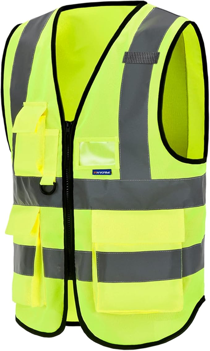 A-SAFETY hi viz reflective safety vest - Image 8