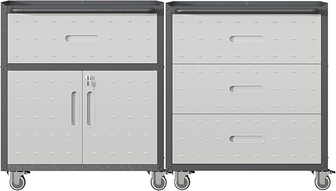 Metal Tool Cabinet, Garage Storage Cabinet System, Wall Cabinet & Locking by VIYET