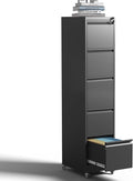5 Drawer Rolling File Cabinet by EKJOfficials
