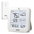 Indoor Outdoor Thermometer Wireless Weather Station, Battery Powered Inside by OBET