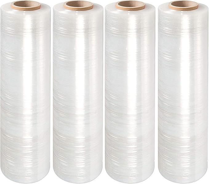 PackageZoom 40 Rolls 15" x 1500 Ft Stretch Wrap Heavy Duty, 55 Gauge High by packagezoom
