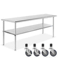 GRIDMANN NSF Stainless Steel Work & Prep Table 60 x 30 Inches by GRIDMANN