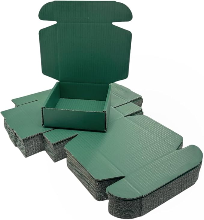 15 Pcs 6 x 6 x 2 inches Corrugated Cardboard Gift Boxes Recyclable Shipping - Image 3