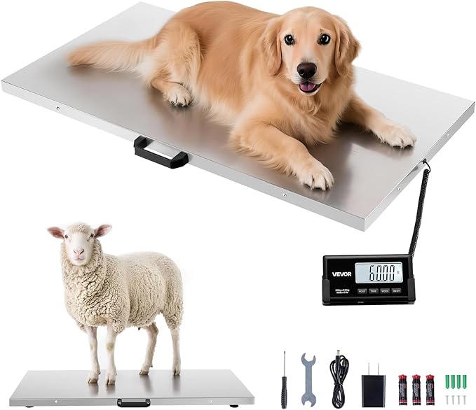 VEVOR Digital Shipping Scale, 0.1 lbs High Accuracy, 660 lbs Postal Scale by VEVOR