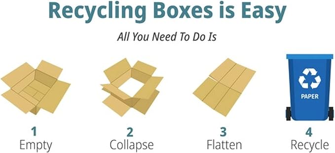 Secure Seal - 9x4x4 Pack of 100 Corrugated Cardboard Packing Shipping Mailing - Image 4
