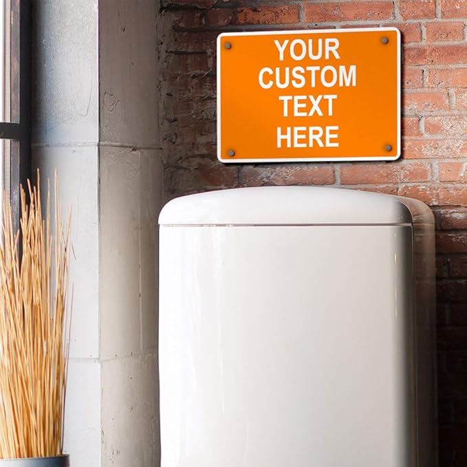 Aluminum Weatherproof Metal Sign Multiple Sizes Custom Personalized Text Here - Image 5