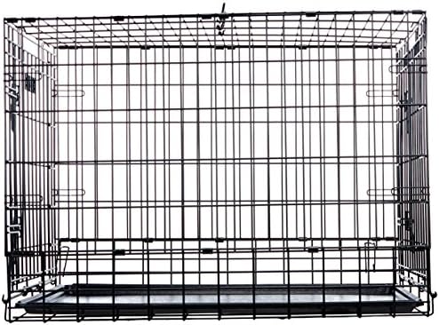 MidWest Homes for Pets Solutions Series Side-by-Side SUV Dog Crate, Double Door Folding Metal Cage Designed to Fit in SUVs & Vans, for Dogs up to 70 Lbs - Image 5